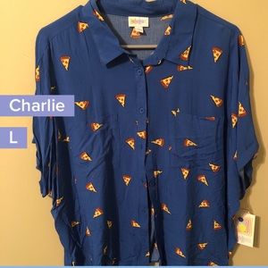 LuLaRoe Charlie Button Down Shirt